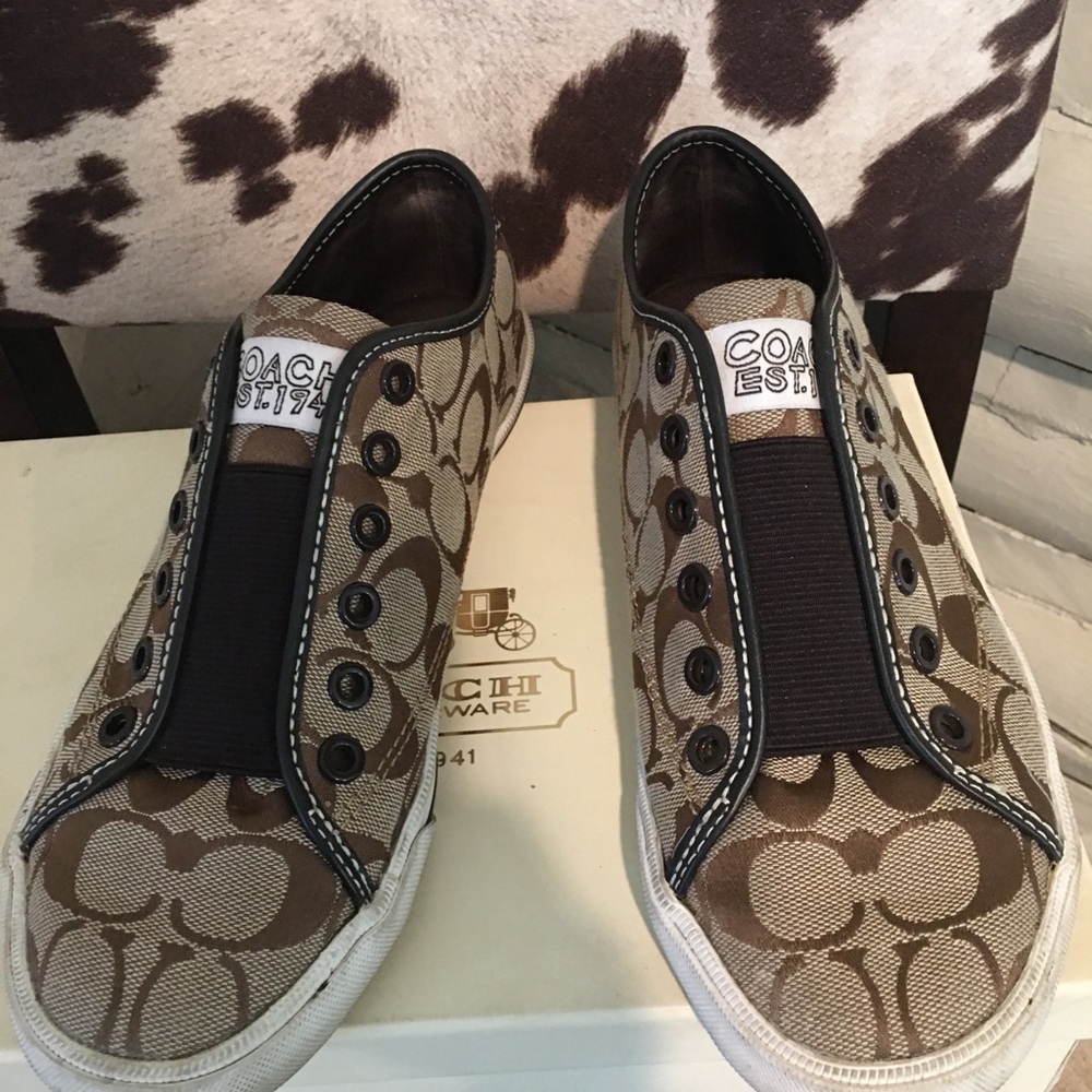Coach slip on sneakers sz8